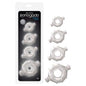 Renegade Vitality Rings - Clear Cock Ring Set of 4 Sizes