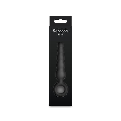 Renegade Slip - Black - Black 12.7 cm Anal Plug - NSN-1166-13