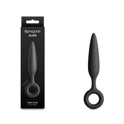 Renegade Slide - Black - Black 12.7 cm Anal Plug - NSN-1166-23