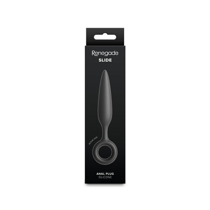 Renegade Slide - Black - Black 12.7 cm Anal Plug - NSN-1166-23