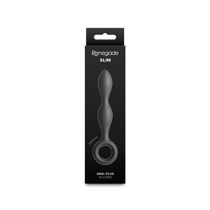 Renegade Slim - Black - Black 12.7 cm Anal Plug - NSN-1166-33