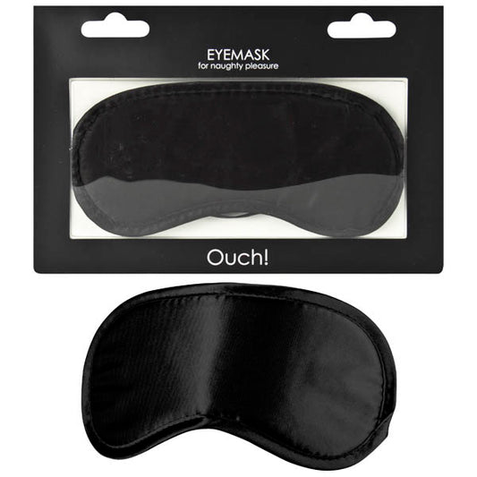 Ouch! Soft Eyemask - Black Eye Mask-OU027BLK
