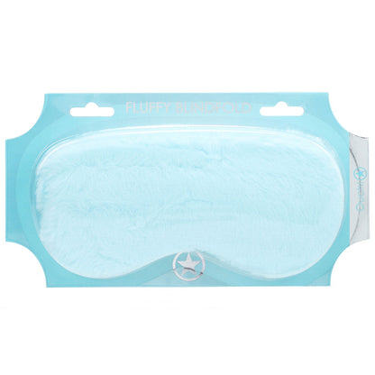 OUCH! Fluffy Mask - Powder Blue - Powder Blue Fluffy Eye Mask - OU1062PBLU