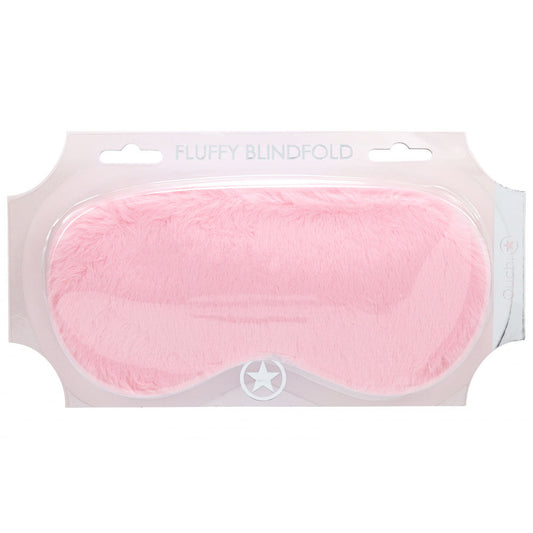 OUCH! Fluffy Mask - Powder Pink - Pink Fluffy Eye Mask - OU1062PPNK
