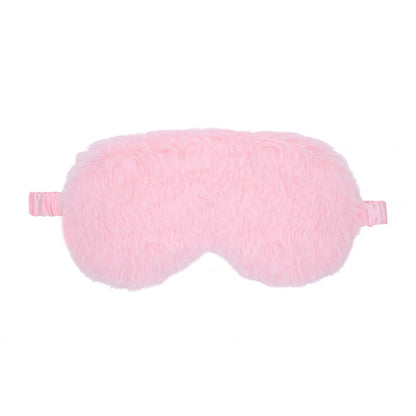 OUCH! Fluffy Mask - Powder Pink - Pink Fluffy Eye Mask - OU1062PPNK