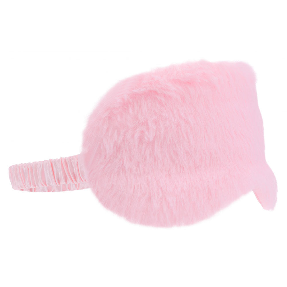 OUCH! Fluffy Mask - Powder Pink - Pink Fluffy Eye Mask - OU1062PPNK