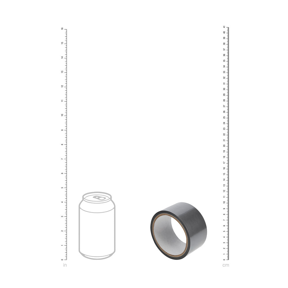 OUCH! PVC Non-Stick Tape - Silver - Silver Bondage Tape - 20 metre Length - OU1063SIL