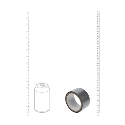 OUCH! PVC Non-Stick Tape - Silver - Silver Bondage Tape - 20 metre Length - OU1063SIL