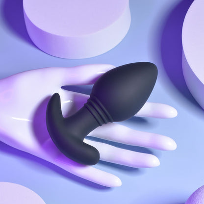 Playboy Pleasure PLUG & PLAY - Black 10.3 cm USB Rechargeable Vibrating Butt Plug
