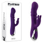 Playboy Pleasure BUNNY PUNCH - Purple 24.4 cm USB Rechargeable Twirling Rabbit Vibrator-PB-RS-5650-2