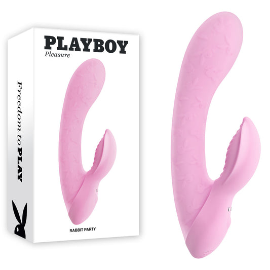 Playboy Pleasure RABBIT PARTY - Pink 15.2 cm USB Rechargeable Rabbit Vibrator-PB-RS-5797-2