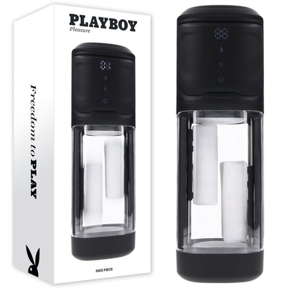 Playboy Pleasure SIDE PIECE - USB Rechargeable Warming Auto Stroker-PB-RS-6565-2