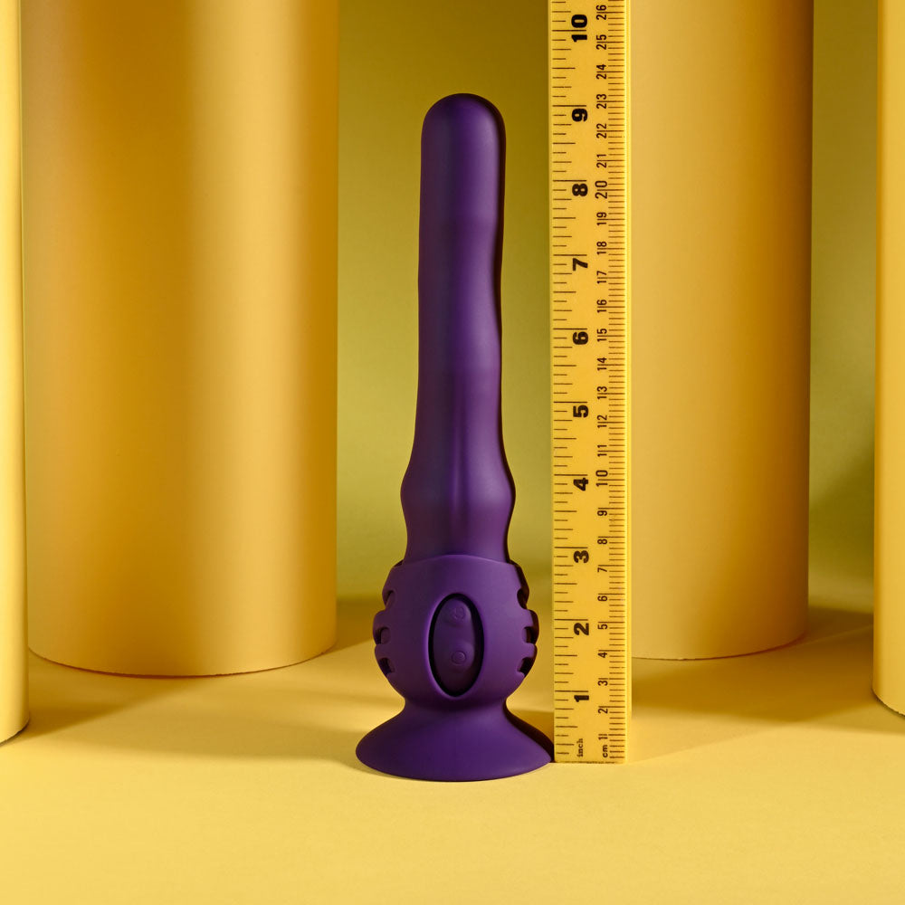 Playboy Pleasure WIGGLE IT - Purple 23.9 cm USB Rechargeable Wiggling Vibrator-PB-RS-6893-2
