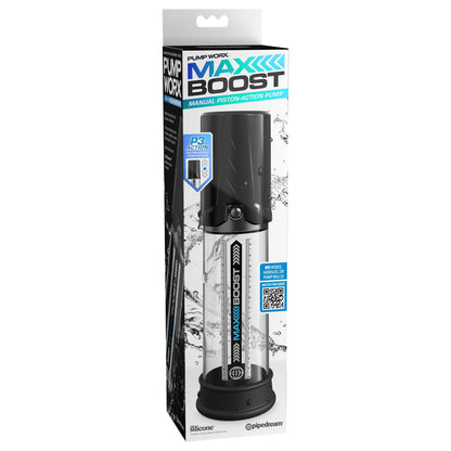 Pump Worx Max Boost - Black - Black Penis Pump-PD3249-23