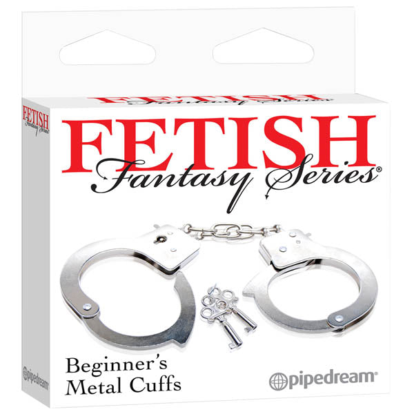 Fetish Fantasy Series Beginners Metal Cuffs - Metal Hand Cuffs