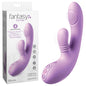 Fantasy For Her intiMotion Flutter Pro - Purple 20.6 cm USB Rechargeable Rabbit Vibrator with Pulsating Tip - PD4985-12