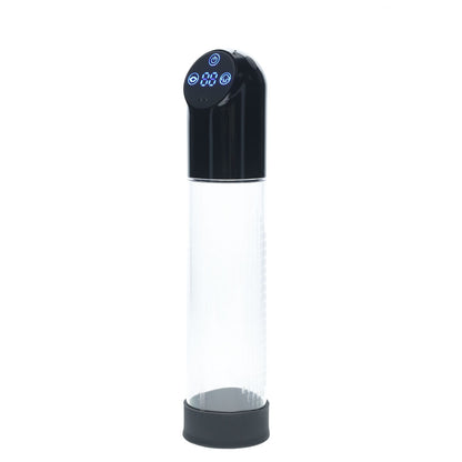 PUMPED Automatic Waterproof Pump - Black - Black/Clear USB Rechargeable Automatic Penis Pump-PMP056BLK