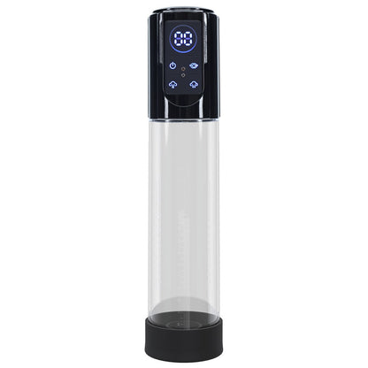 PUMPED MegaLift Automatic Penis Pump - Black - Black/Clear USB Rechargeable Auto Penis Pump-PMP059BLK