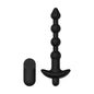 Passion Play Vibrating Anal Beads with Remote - Black USB Rechargeable Vibrating Anal Beads with Wireless Remote - PP0022