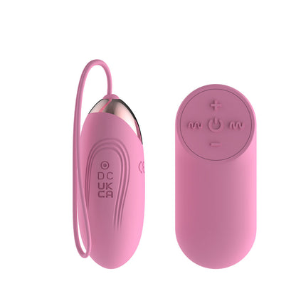Passion Play Silicone Vibrating Egg - Small - Pink USB Rechargeable Vibrating Egg with Wireless Remote - PP0050