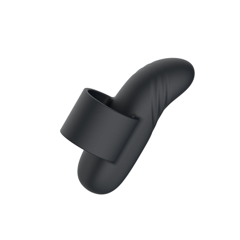 Passion Play Finger Vibe - Black USB Rechargeable Finger Stimulator - PP0067