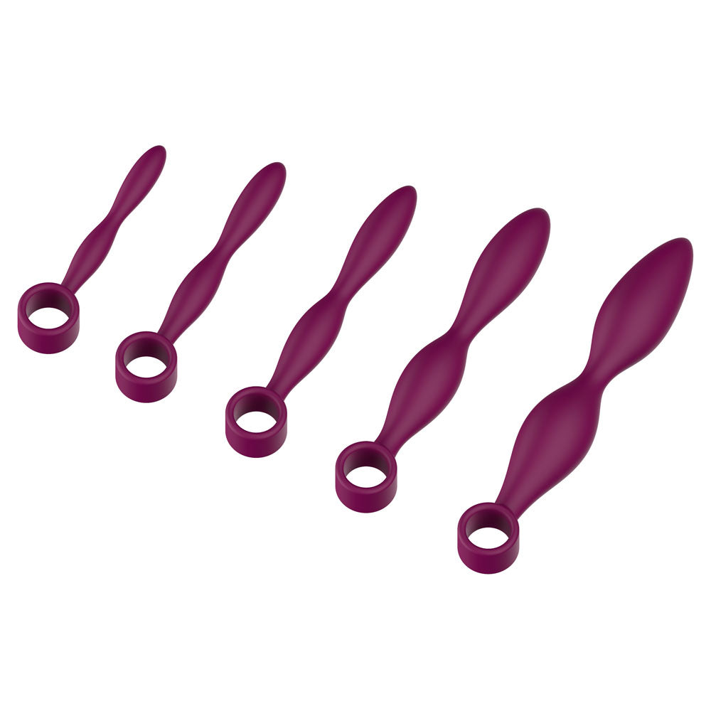 Passion Play Silicone Dilator Set - Purple Dilator Kit - Set of 5 Sizes - PP0101