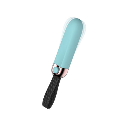 Passion Play Vibrating Bullet - Blue - Blue 8.5 cm USB Rechargeable Vibrating Bullet - PP0105-1