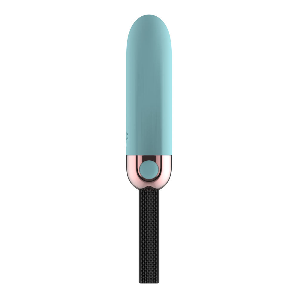 Passion Play Vibrating Bullet - Blue - Blue 8.5 cm USB Rechargeable Vibrating Bullet - PP0105-1