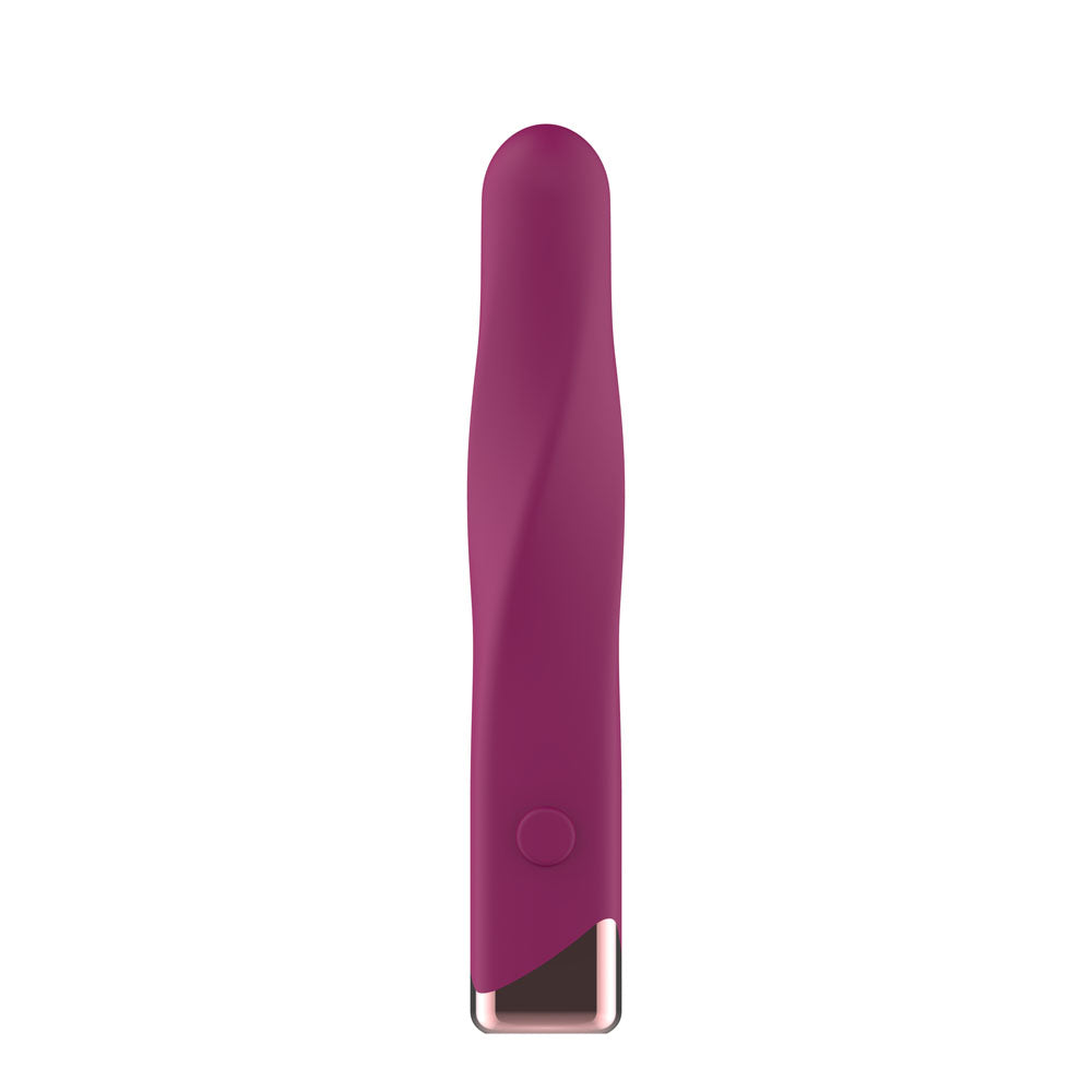 Passion Play Rechargeable Vibrating Bullet - Purple - Purple 12 cm USB Rechargeable Vibrating Bullet - PP0106