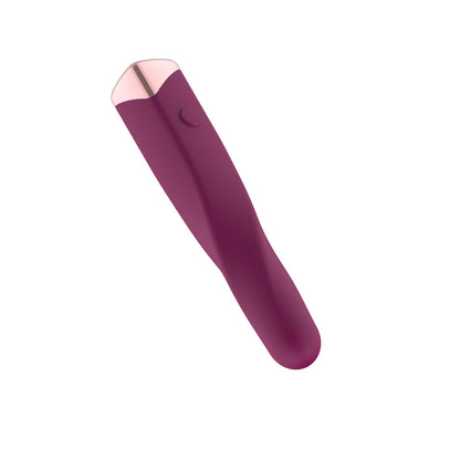 Passion Play Rechargeable Vibrating Bullet - Purple - Purple 12 cm USB Rechargeable Vibrating Bullet - PP0106