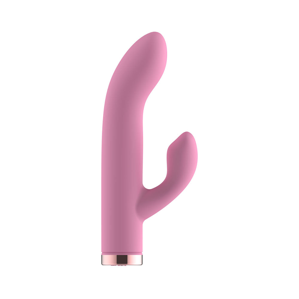 Passion Play Silicone Rabbit Vibrator - Pink - Pink USB Rechargeable Mini Rabbit Vibrator - PP0117-6