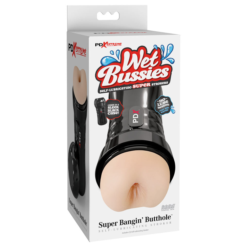 PDX Wet Bussies Super Bangin Butt - Light - Flesh Anal Stroker-RD447-21