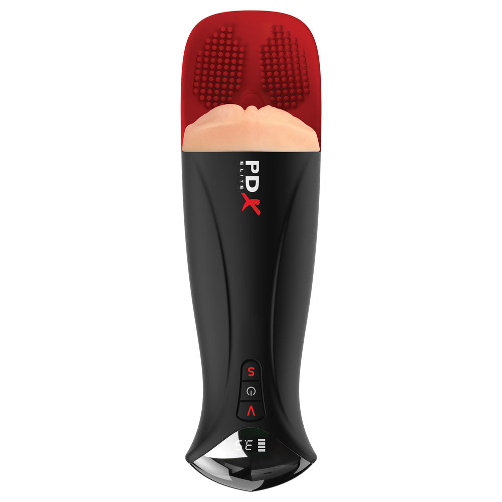 PDX Elite Fap-O-Matic Pro XL - Light - Flesh USB Rechargeable Auto Stroker-RD552-21