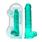 REALROCK Realistic Dildo With Balls 9IN --REA093TUR