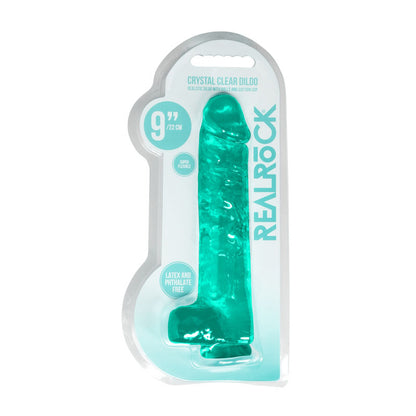 REALROCK Realistic Dildo With Balls 9IN --REA093TUR
