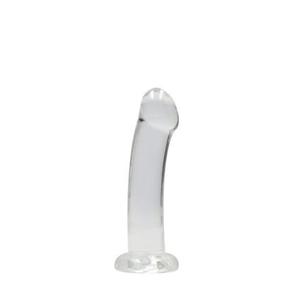 REALROCK Non Realistic Dildo With Suction Cup - 17 cm - Clear 17 cm Dong - REA111TRA