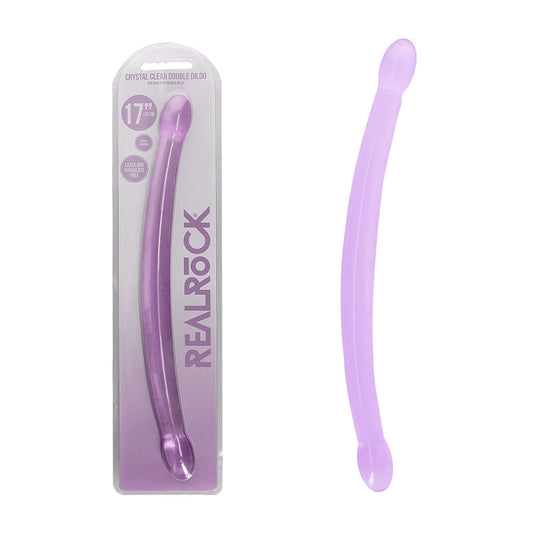 REALROCK Non Realistic Double Dong 17 - Purple 42 cm Double Dong - REA112PUR