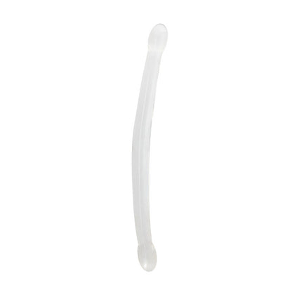 REALROCK Non Realistic Double Dong 17 - Clear 43 cm Double Dong - REA112TRA