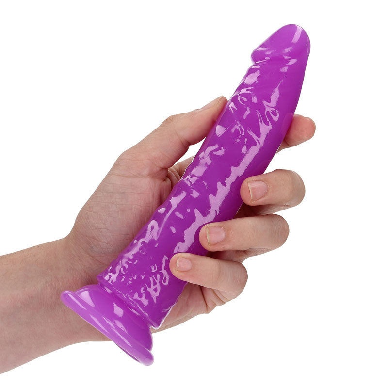 REALROCK 18 cm Slim Glow in the Dark Neon - Purple - Glow in Dark Purple 18 cm (7) Dong-REA142GLOPUR