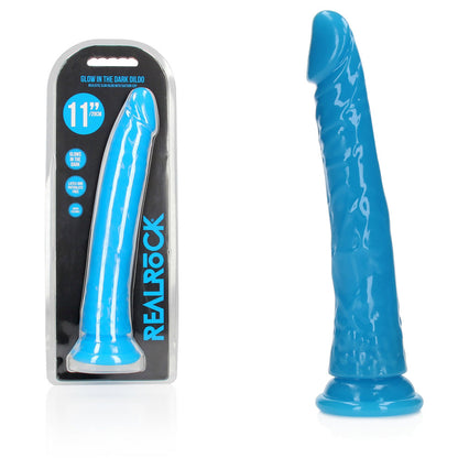 REALROCK 29 cm Slim Glow in the Dark Neon - Blue - Glow in Dark Blue 29 cm (11) Dong - REA146GLOBLU