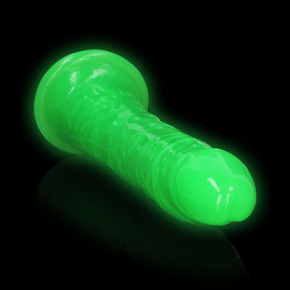 REALROCK 29 cm Slim Glow in the Dark Neon - Green - Glow in Dark Green 29 cm (11) Dong - REA146GLOGRN