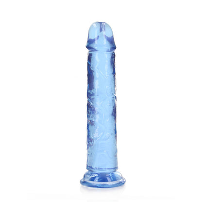 REALROCK 18 cm Straight Dildo - Blue - Blue 18 cm (7) Dong - REA152BLU
