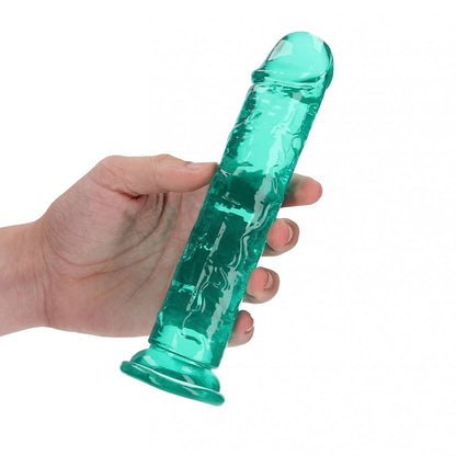 REALROCK 18 cm Straight Dildo - Turquoise - Turquoise 18 cm (7) Dong - REA152TUR