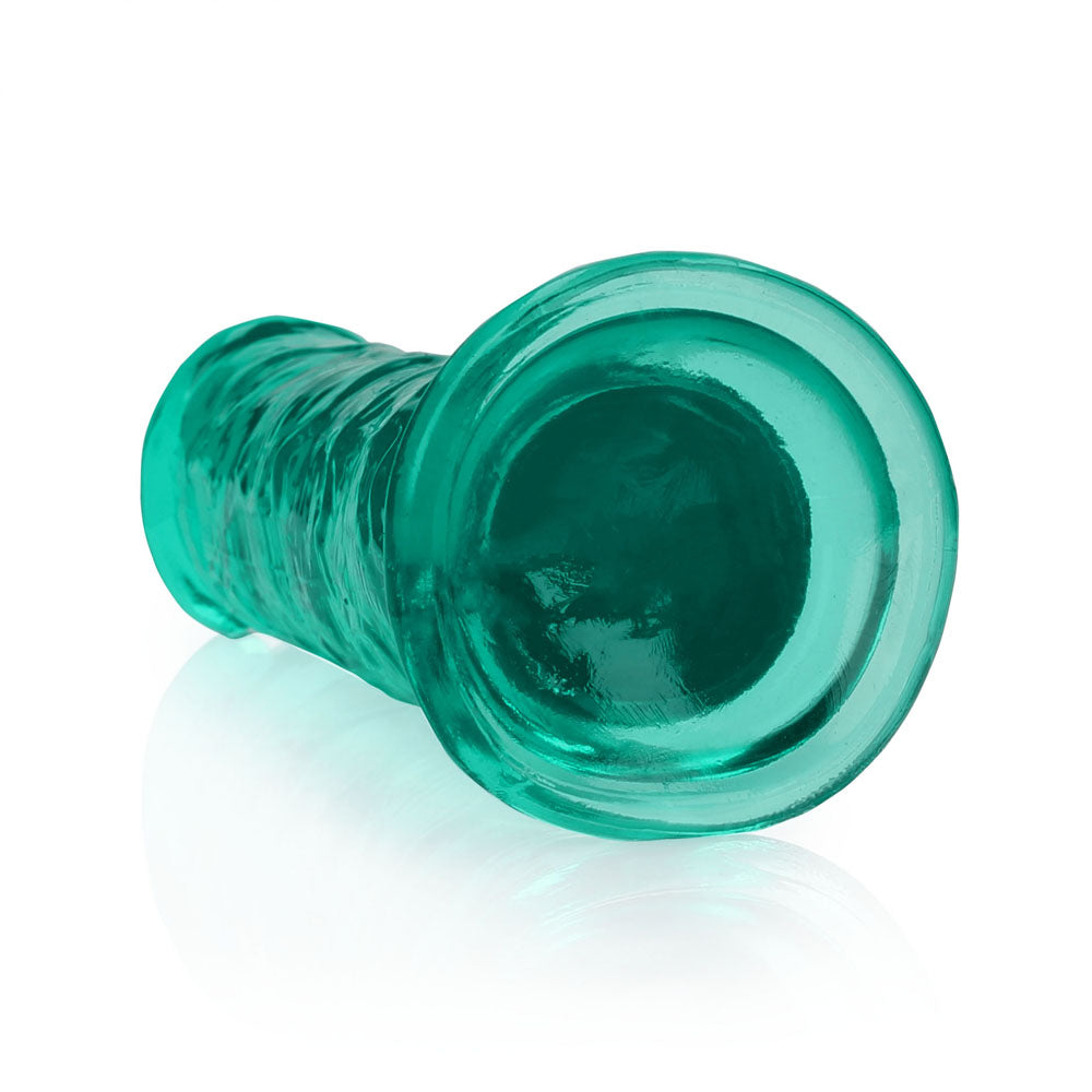 REALROCK 18 cm Straight Dildo - Turquoise - Turquoise 18 cm (7) Dong - REA152TUR
