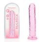 REALROCK 20 cm Straight Dildo - Pink - Pink 20 cm (8) Dong - REA153PNK