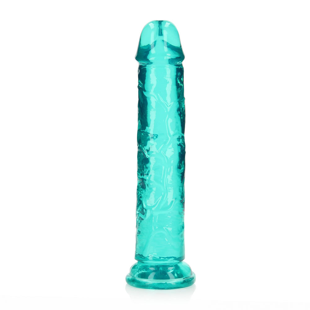 REALROCK 20 cm Straight Dildo - Turquoise - Turquoise 20 cm (8) Dong - REA153TUR