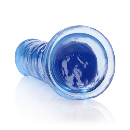REALROCK 25 cm Straight Dildo - Blue - Blue 25 cm (10) Dong - REA154BLU