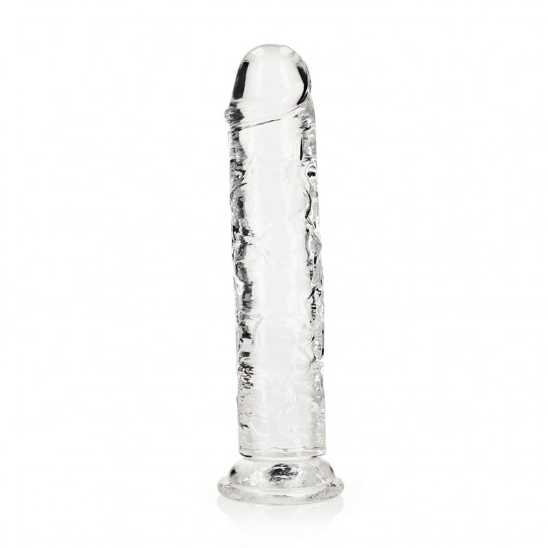 REALROCK 25 cm Straight Dildo - Clear Dong