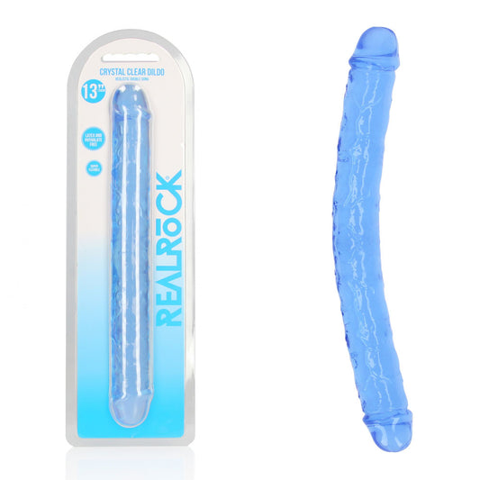 REALROCK 34 cm Double Dong - Blue - Blue 34 cm (14) Double Dong - REA159BLU
