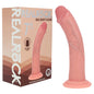 REALROCK Dual Density Silicone 7 Curved Dildo - Flesh - Flesh 18.5 cm Dildo - REA216FLE